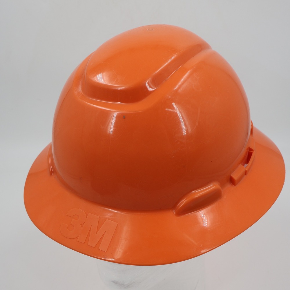 3M H-800 Full Brim Hard Hat One Size Orange ANSI Z89.1 Type I Class C G E